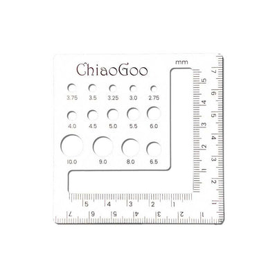 ChiaoGoo - Needle & Swatch Gauge