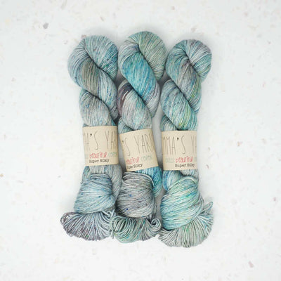 *** Latest Colours *** Emma's Yarn - Super Silky Yarn - 100g - Chasing Waterfalls | Yarn Worx