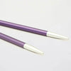 KnitPro - Zing Aluminium Interchangeable Circular Needle Tips - Short 4" shown in size 3.75mm | Yarn Worx