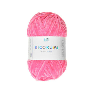 Rico Ricorumi Nilli Nilli Plushy DK - 25g in colour 028 Neon Pink | Yarn Worx
