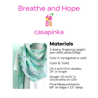 Breathe & Hope Kit - Casapinka’s LYS Day Project - Emma's Yarn Practically Perfect Sock WITH FREE PATTERN | Yarn Worx