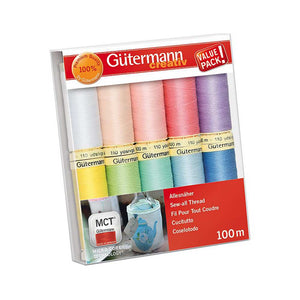 Gutermann Creativ Sew-All Thread Set - Colour 1 | Yarn Worx