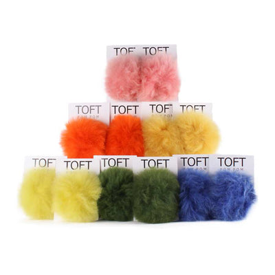 Toft Alpaca Interchangeable Pom Pom - Bright Colours | Yarn Worx