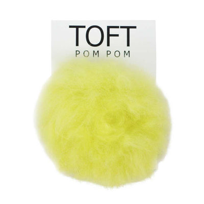 Toft Alpaca Interchangeable Pom Pom - Lime | Yarn Worx