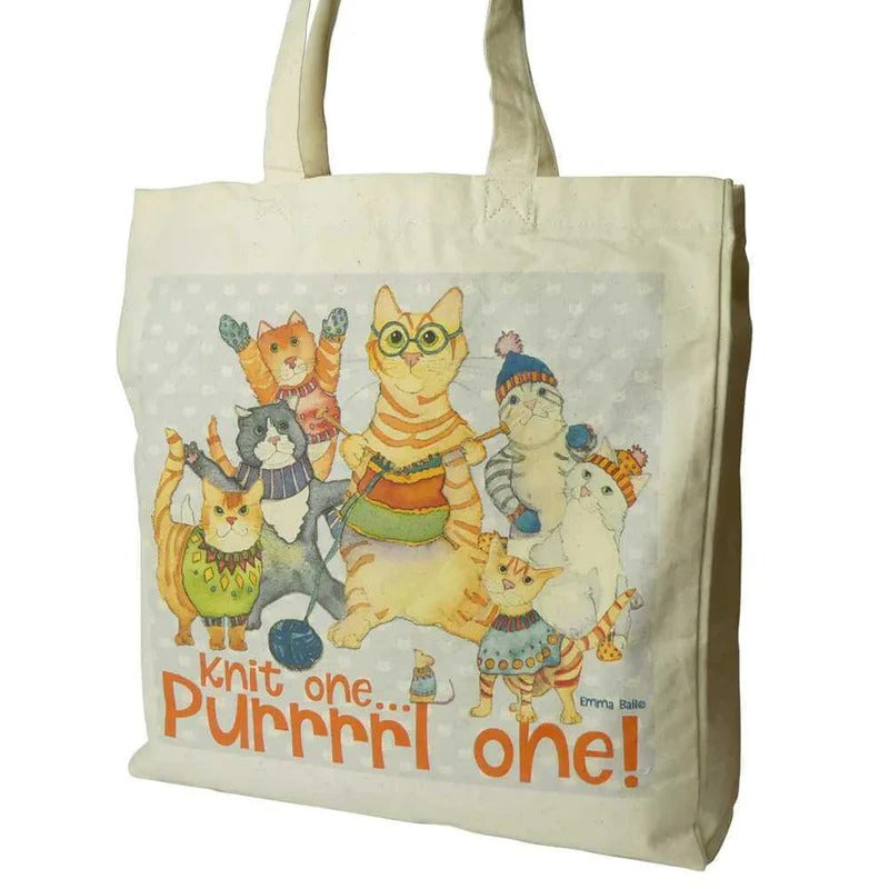 Knitting Tote Bags