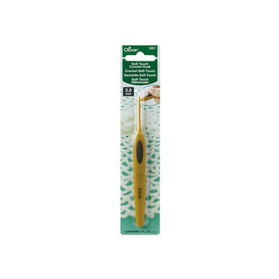 Clover Soft Touch Crochet Hook - Various Sizes | Yarn Worx