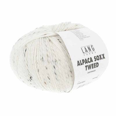 Lang - Alpaca Soxx Tweed 4ply - 100g shown in colourway 0002 | Yarn Worx