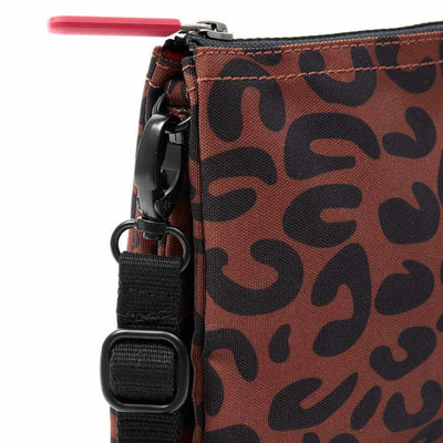 ROKA London - Carnaby XL Crossbody Bag in Scarlet Leopard | Yarn Worx