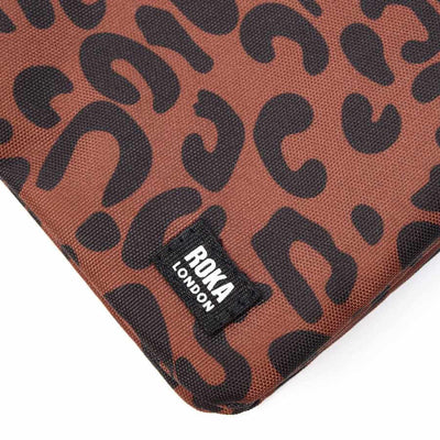 ROKA London - Carnaby XL Crossbody Bag in Scarlet Leopard | Yarn Worx