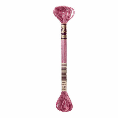 DMC - Mouline Light Effects Thread - Colour E316 | Yarn Worx