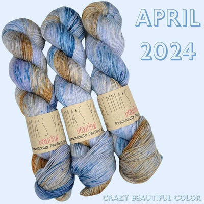 Emma's Yarn - Crazy Beautiful Colour Club - April 2024 | Yarn Worx