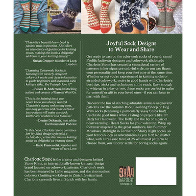 Charming Colorwork Socks - by Charlotte Stone - Yarn Worx