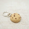 Handmade Polymer Clay Stitch Marker / Progress Keeper - Chocolate Chip Cookie | Yarn Worx