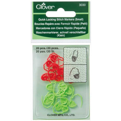 Clover - Quick Locking Stitch Markers - Small