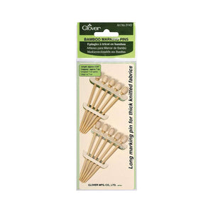 Clover - Bamboo Marking Pins | Yarn Worx