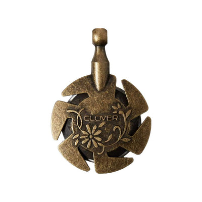 Clover - Yarn Cutter Pendant - Antique Gold | Yarn Worx