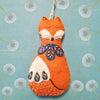 Folk Embroidered Fox Felt Craft Mini Kit | Yarn Worx