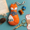 Folk Embroidered Fox Felt Craft Mini Kit | Yarn Worx