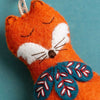 Folk Embroidered Fox Felt Craft Mini Kit | Yarn Worx
