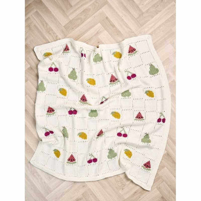 Rowan - Every Baby Blanket Pattern Book showing the Crunch blanket | Yarn Worx