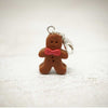 Handmade Polymer Clay Stitch Marker / Progress Keeper - Gingerbread | Yarn Worx