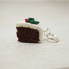 Handmade Polymer Clay Stitch Marker / Progress Keeper - Christmas Cake | Yarn Worx