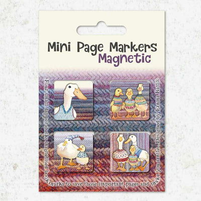 Emma Ball - Dapper Ducks Magnetic Page Markers | Yarn Worx