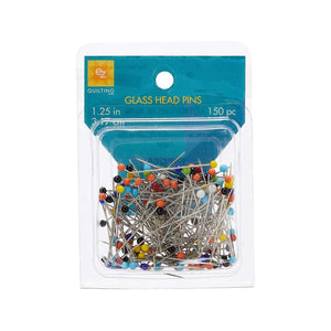 EZ Quilting  - Glass Head Pins (pack of 150) | Yarn Worx