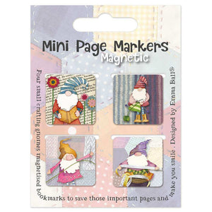 Emma Ball - Crafting Gnomes Mini Magnetic Page Markers | Yarn Worx