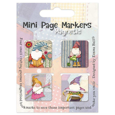 Emma Ball - Crafting Gnomes Mini Magnetic Page Markers | Yarn Worx