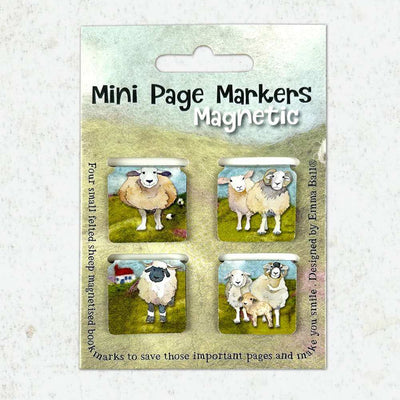 Emma Ball - Felted Sheep Mini Magnetic Page Markers | Yarn Worx