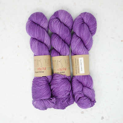 Emma's Yarn - Super Silky - 100g - Grape to meet you | Yarn Worx