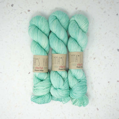 *** Latest Colours *** Emma's Yarn - Super Silky Yarn - 100g - Mint to Be | Yarn Worx