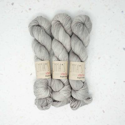 *** Latest Colours *** Emma's Yarn - Super Silky Yarn - 100g - Silver Lining | Yarn Worx
