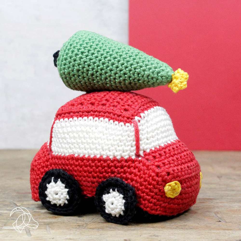 Hardicraft - Christmas Car - Crochet Kit - Yarn Worx