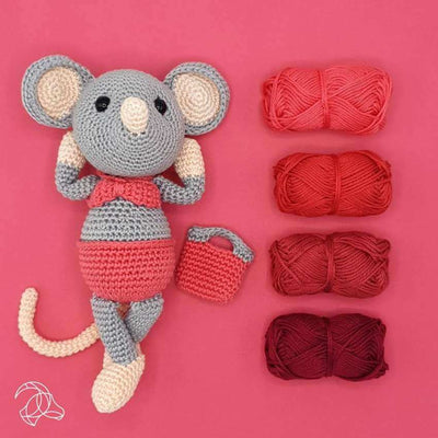 Hardicraft - Daisy Mouse - Crochet Kit | Yarn Worx