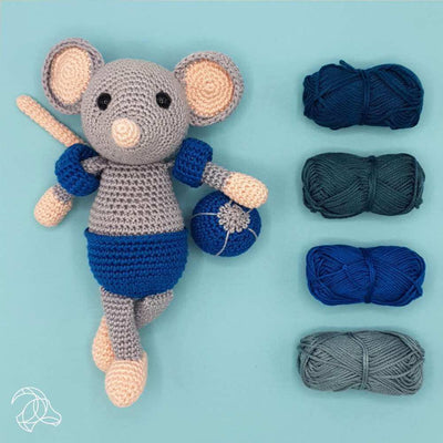 Hardicraft - Eddy Mouse - Crochet Kit | Yarn Worx