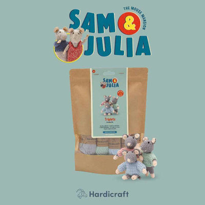 Hardicraft - The Triplet Mice - Crochet Kit | Yarn Worx