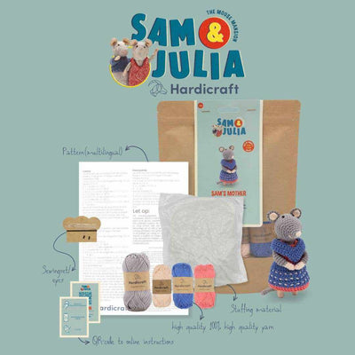 Hardicraft - Sam's Mother Mouse - Crochet Kit | Yarn Worx