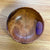 Wood & Purple Resin Yarn Bowl - Hand Turned | Yarn Worx