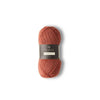 Ball of Isager Alpaca 1 lace weight yarn in colour number 1 which is a burnt orange | Yarn Worx