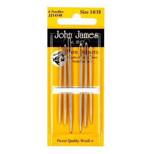 John James - Yarn Darners Hand Sewing Needles Sizes 14/18 | Yarn Worx