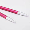 KnitPro - Zing Aluminium Interchangeable Circular Needle Tips - Short 4" shown in size 5mm | Yarn Worx