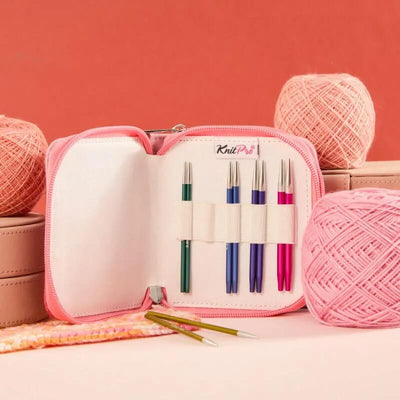 KnitPro Zing Starter Special Interchangeable Needle Set 4 inch / 10cm | Yarn Worx