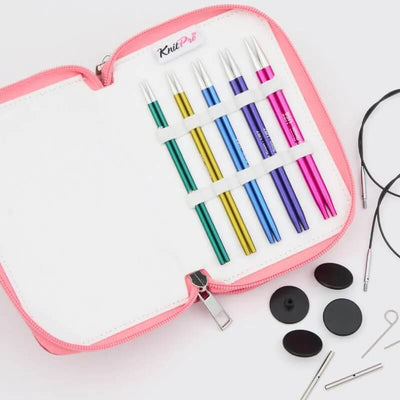 KnitPro Zing Starter Interchangeable Needle Set 5 inch / 13cm | Yarn Worx