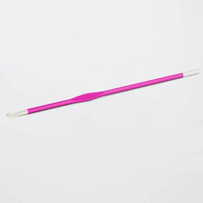 KnitPro - Zing Aluminium Single Pointed Crochet Hook - shown in  size 5mm | Yarn Worx