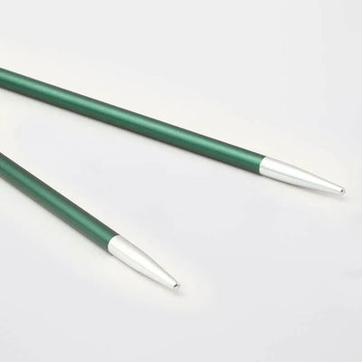 KnitPro - Zing Aluminium Interchangeable Circular Needle Tips - Regular 5" shown in size 3mm | Yarn Worx