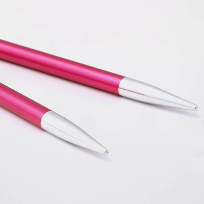 KnitPro - Zing Aluminium Interchangeable Circular Needle Tips - Regular 5" shown in size 5mm | Yarn Worx
