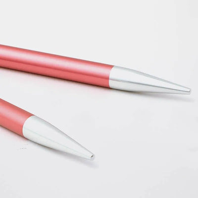 KnitPro - Zing Aluminium Interchangeable Circular Needle Tips - Regular 5" shown in size 6.5mm | Yarn Worx