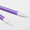 KnitPro - Zing Aluminium Interchangeable Circular Needle Tips - Regular 5" shown in size 7mm | Yarn Worx